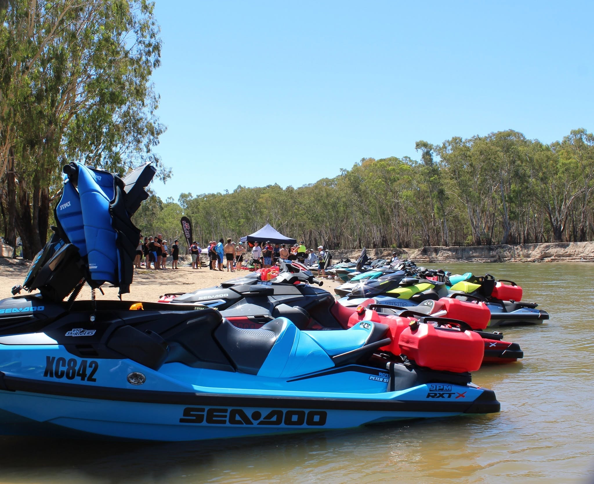 Riders on the Geelong Waterfront